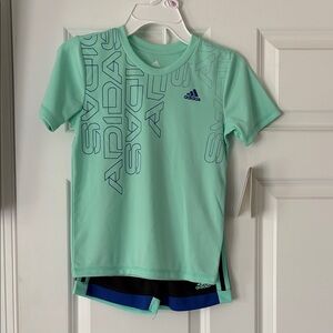 NWT Adidas shorts set